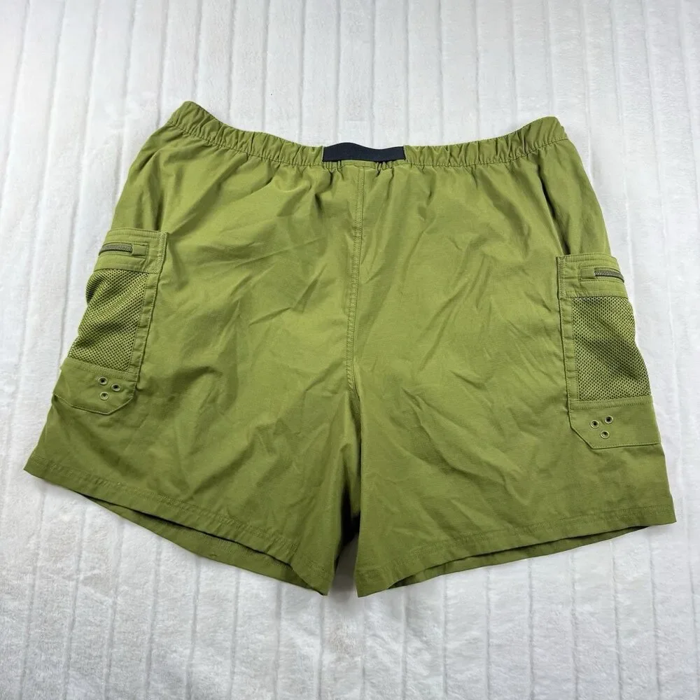 The North Face Class V Pathfinder FlashDry-XD Belt Shorts Mens Size 2XL Green
